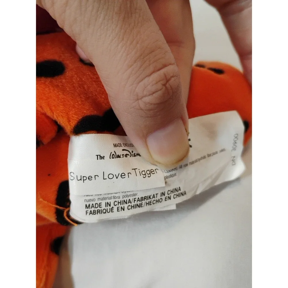 SUPER LOVER TIGGER Winnie The Pooh Disney Exclusive Bean Bag‎ 9